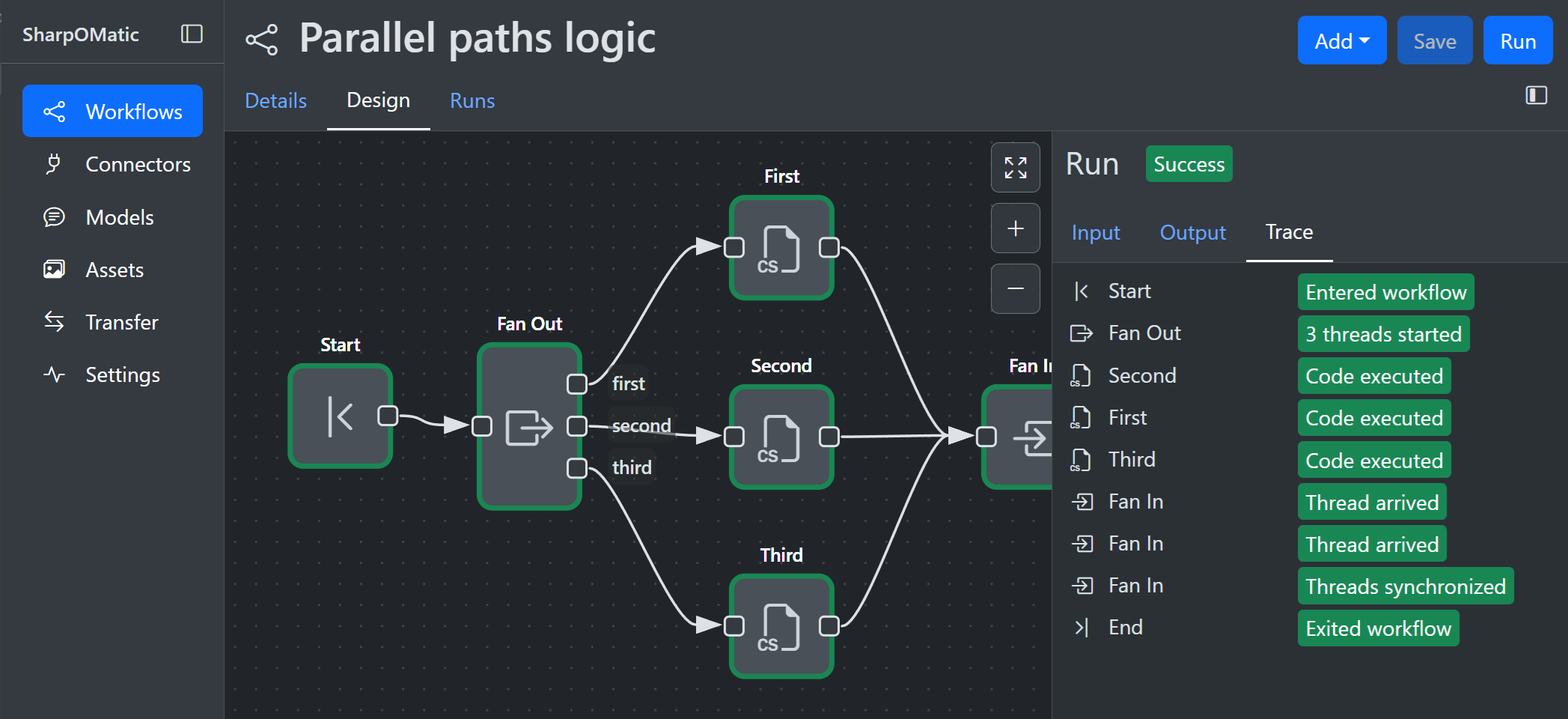 SharpOMatic screenshot