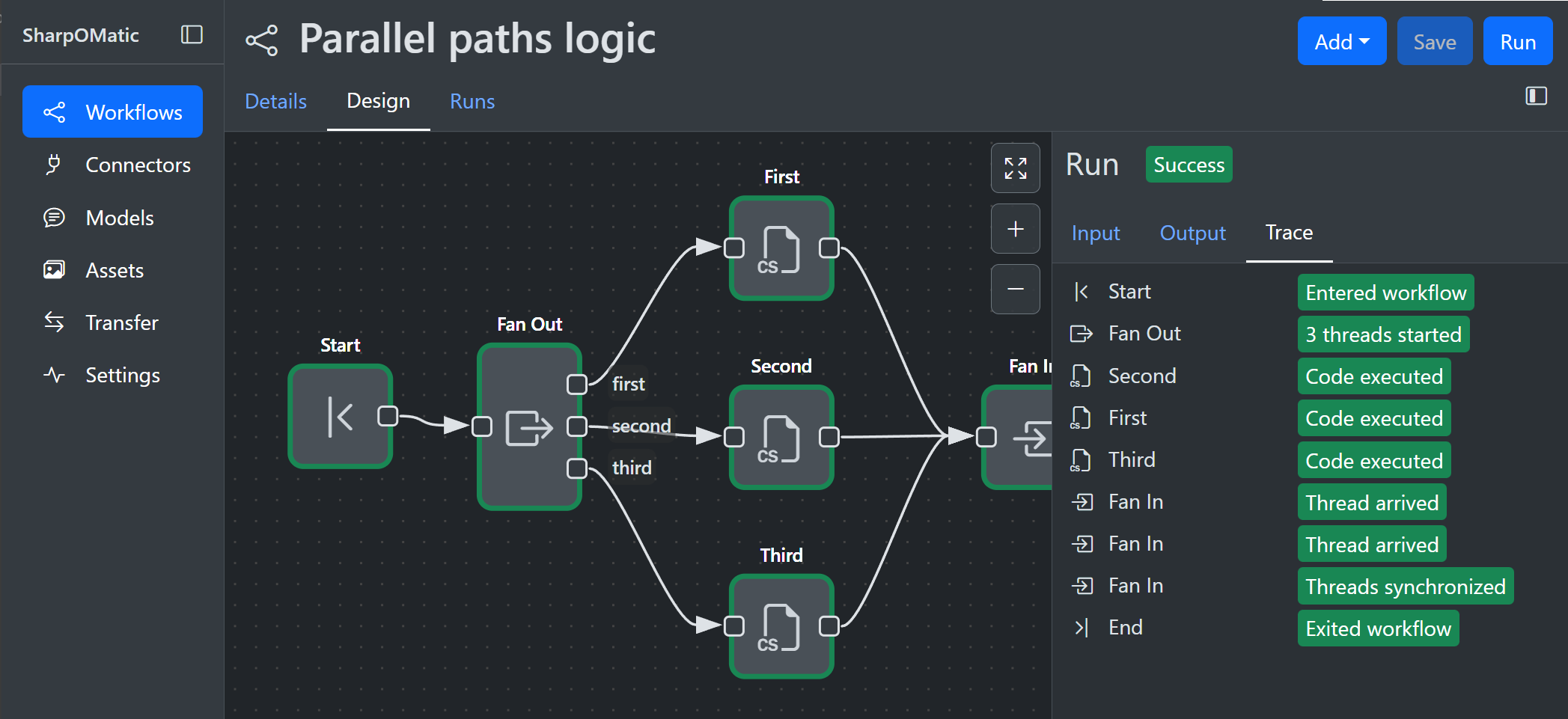 SharpOMatic screenshot